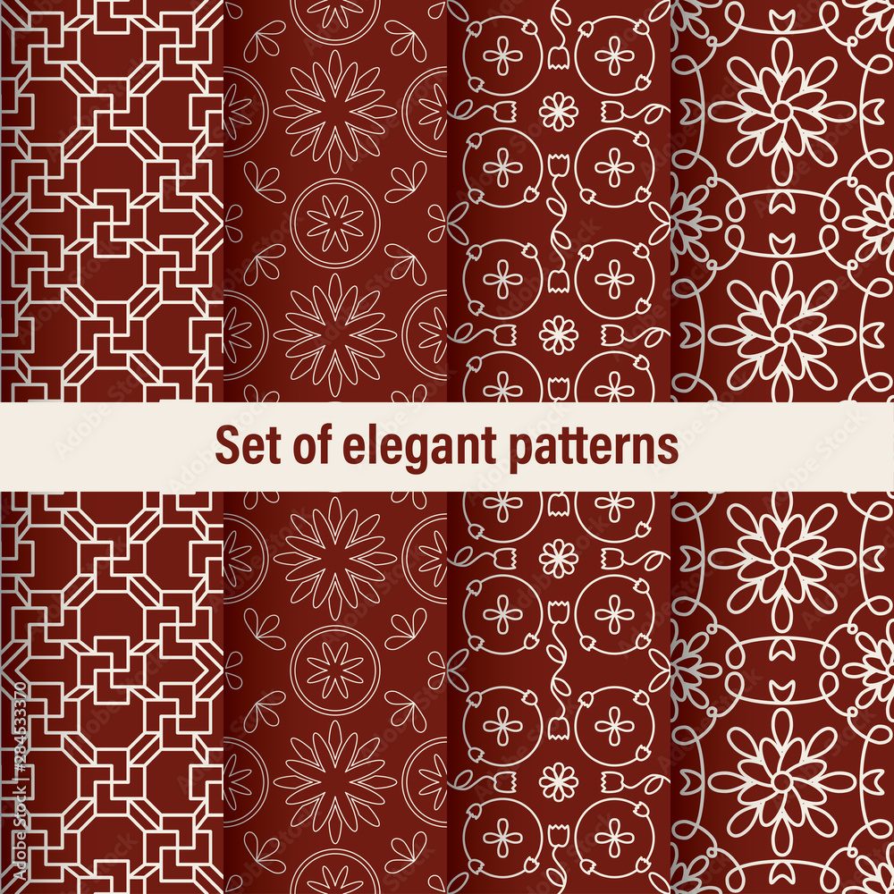 Aufkleber vintage set, great design for any purposes. abstract vector geometric seamless pattern. modern simpl
