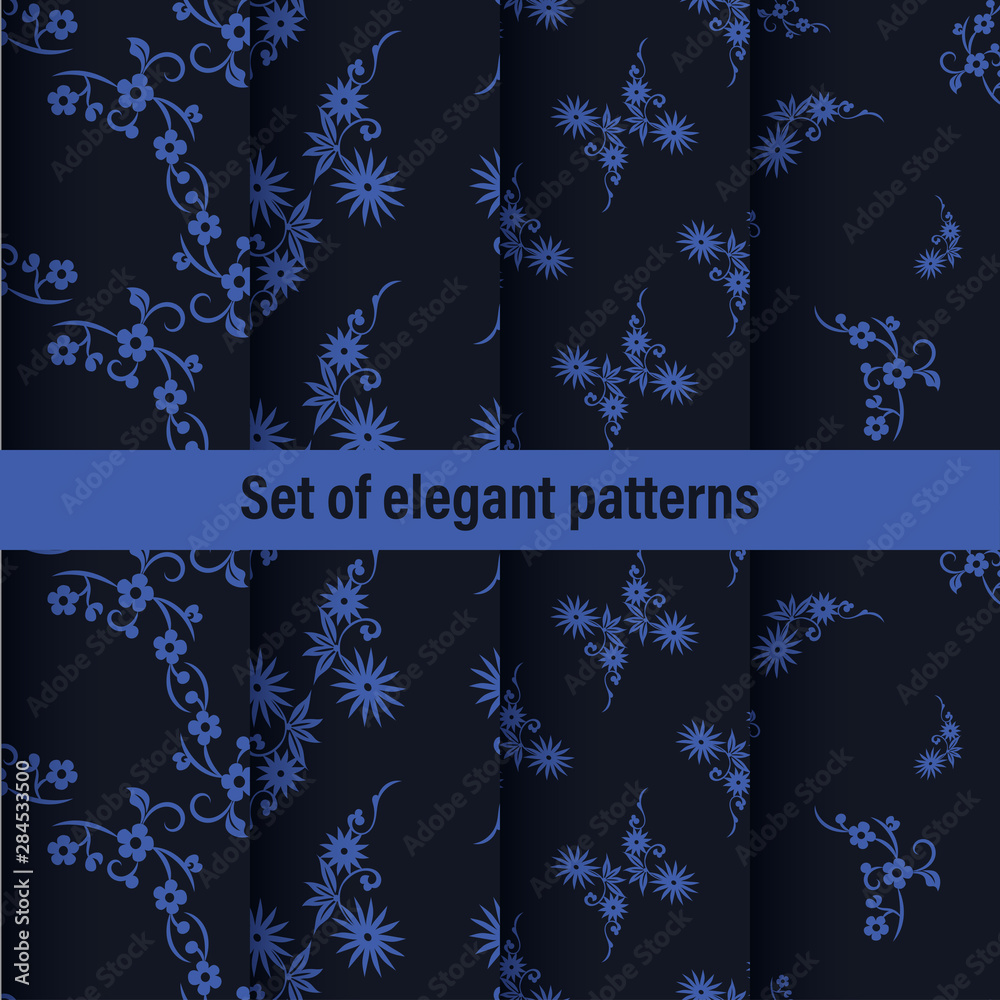 Poster vintage set, great design for any purposes. abstract vector geometric seamless pattern. modern simpl