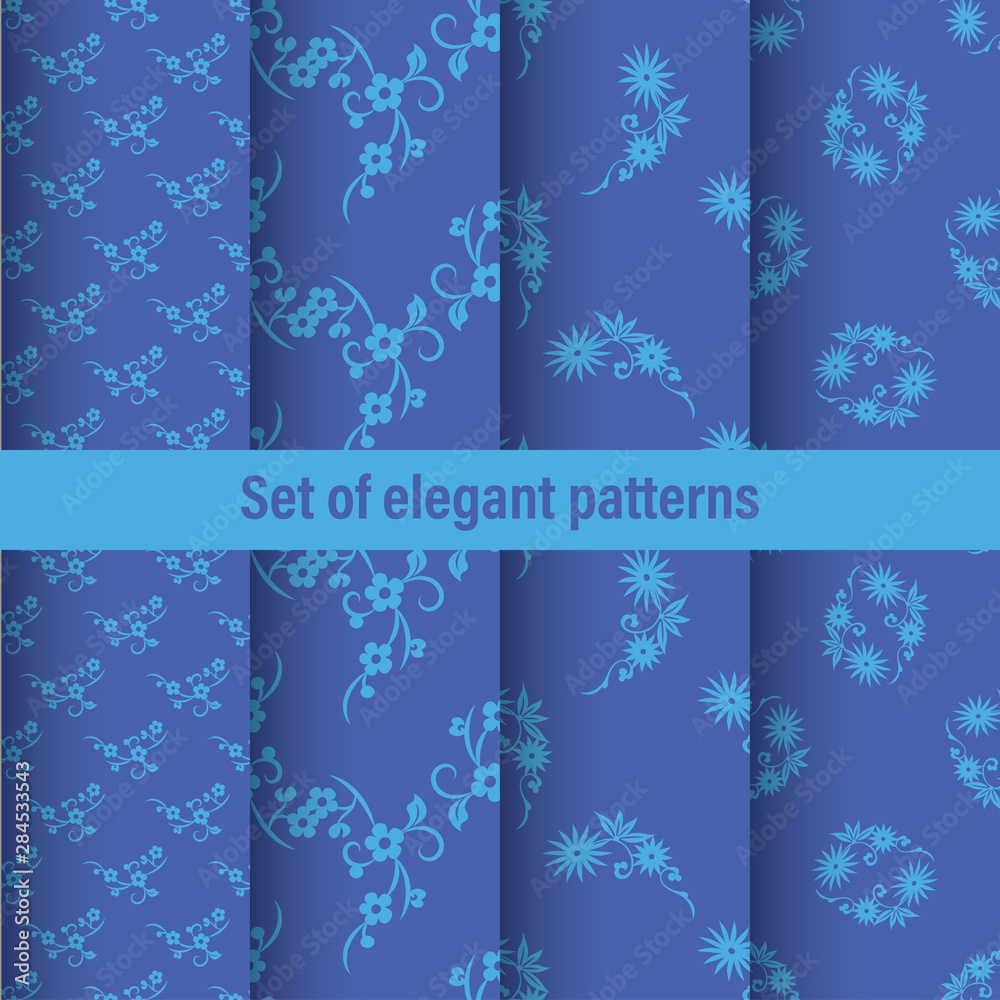 Poster vintage set, great design for any purposes. abstract vector geometric seamless pattern. modern simpl