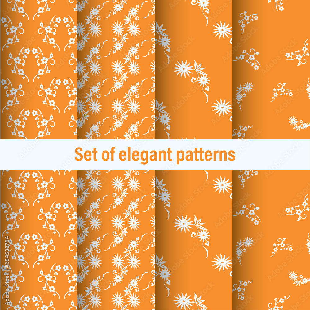 Poster vintage set, great design for any purposes. abstract vector geometric seamless pattern. modern simpl