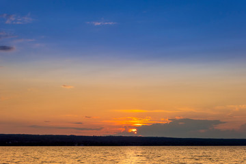 Sunset at the Ammersee, Bavaria, Germany