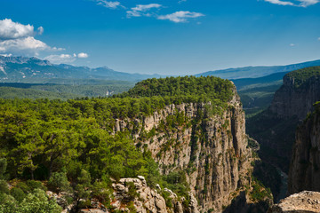 Tazi Canyon in Antalya on sunny day