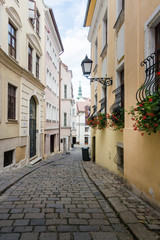 Fototapeta na wymiar Street View, Bratislava, Slovakia