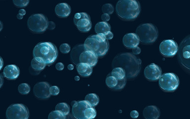 abstract background with bubbles