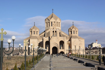 Fototapeta na wymiar Saint Gregory the Illuminator Cathedral, Yerevan, Armenia