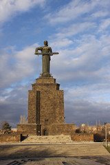 Mother Armenia, monumental statue in Victory Park. Yerevan, Armenia