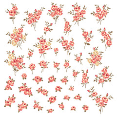 Illustration material of an abstract, beautiful 