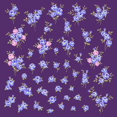 Illustration material of an abstract, beautiful rose,