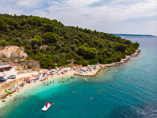 Okrug Donji beach from above