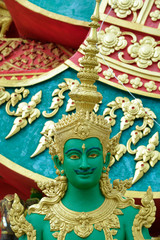 prächtige Tempelanlage in Nakhon Phanom, Thailand