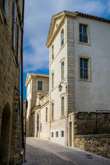 Naklejka na ściany i meble Uzès, Gard, occitanie, France.