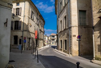 Fototapeta na wymiar Uzès, Gard, occitanie, France.