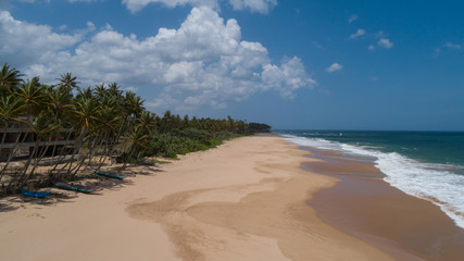 A beach in southern Sri Lanka