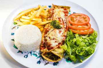 healthy food and mouthwatering taste
