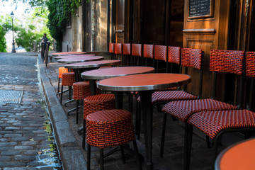 Monmartre cafe, Paris, France