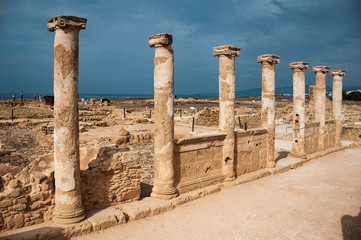 Fototapeta premium Antique Paphos became the heir to the glory and significance of Pal Paphos (Old Paphos), which in ancient times existed next to the sanctuary of Aphrodite. 