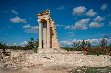 The surviving part of the portico, to which a wide staircase led, testifies to the elegance and...