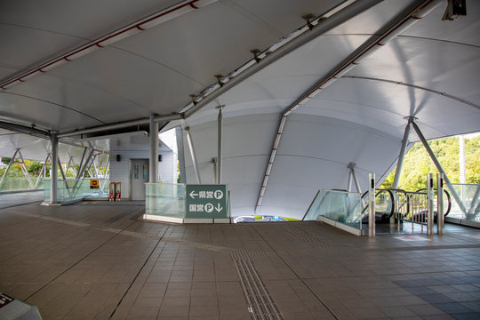 広島空港の連絡通路