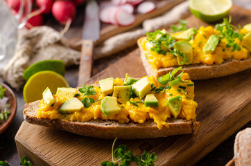 Bio scrambled eggs