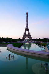 Obraz premium eiffel tour and from Trocadero, Paris