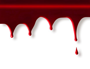 Chocolate, melting and dripping is at the top of the page that can be used as a background image.