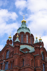 Fototapeta na wymiar Eglise orthodoxe Uspenski - 2