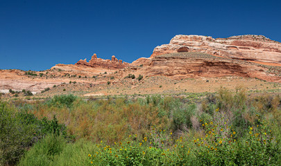 An Arch in the Making, Moab, Utah