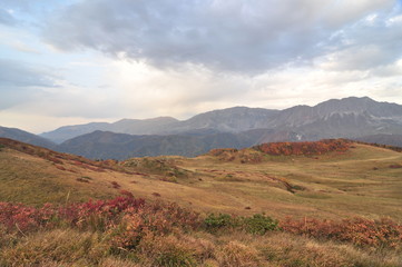 view of mountains