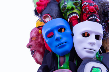 Obraz premium Toy mask To be tricked into playing on Halloween