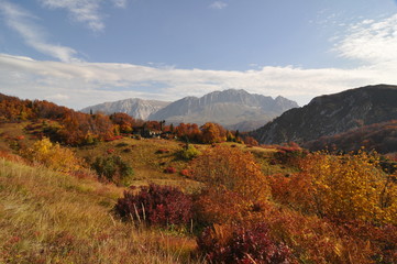 autumn in the mountains