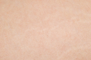 Macro of human skin. Human skin texture background