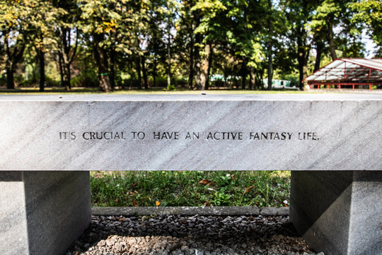 Quote in Stone - It's crucial to have an active fantasy life