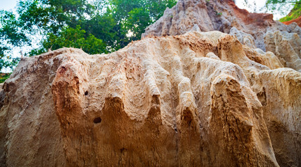Muine, Vietnam - July 18, 2019 - Fairy Stream. River, red canyon surrounded by forest