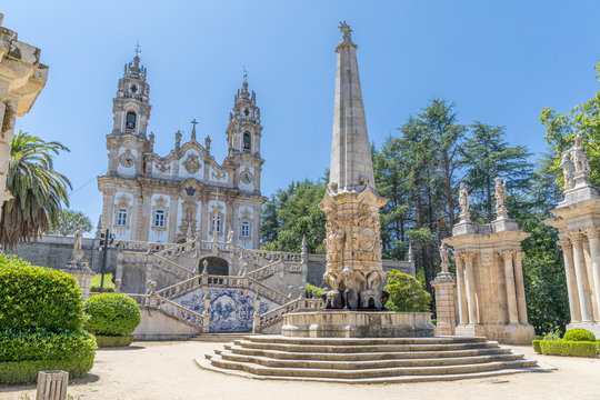 Sanctuaire Nossa Senhora dos Rem&eacute;dios &agrave; Lamego, Portugal