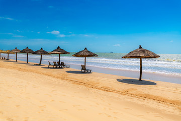 Summer coastal beach view in Zhanjiang, Guangdong Province, China
