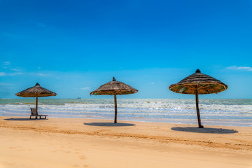 Summer coastal beach view in Zhanjiang, Guangdong Province, China