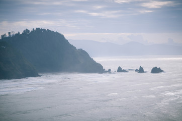 Oregon Coast in Blue Green