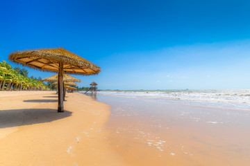Summer coastal beach view in Zhanjiang, Guangdong Province, China