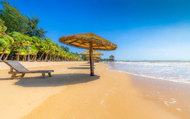 Summer coastal beach view in Zhanjiang, Guangdong Province, China