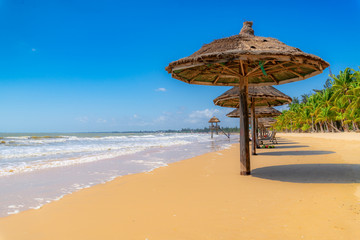 Summer coastal beach view in Zhanjiang, Guangdong Province, China