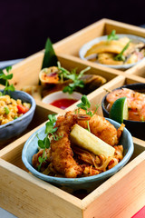 thai traditional food close up