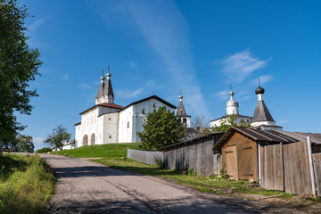 Ferapontov Belozersky monastery. Monastery of the Russian Orthodox.Church. Russia