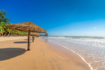 Summer coastal beach view in Zhanjiang, Guangdong Province, China