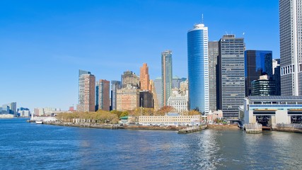 New York skyline from Hudson River
