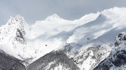 Snowed mountain