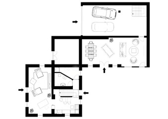 2D design of home space