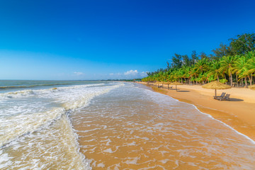 Summer coastal beach view in Zhanjiang, Guangdong Province, China