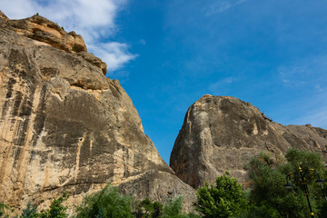 Fototapeta premium view of a canyon (tohma canyon) in Turkey