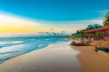 Summer coastal beach view in Zhanjiang, Guangdong Province, China