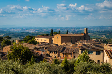 view of old town in italy
